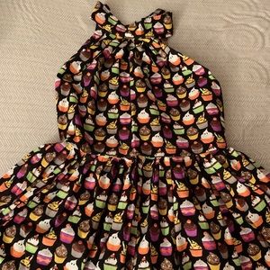 Halloween Cupcakes Halter Dress